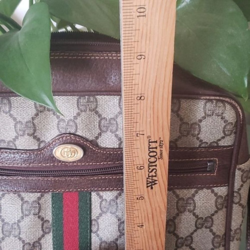 Vintage Gucci Sherry Monogram Ophidia Supreme Camera Crossbody Bag - Picture 13 of 13